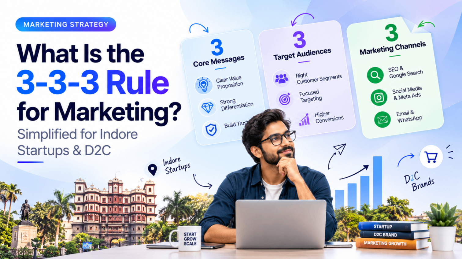 What Is the 3-3-3 Rule for Marketing? Simplified for Indore Startups & D2C